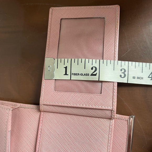 FERRAGAMO wallet “pretty in pink” chrome finish hardware - Picture 12 of 14